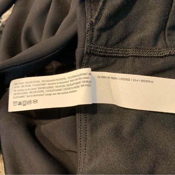 Lululemon SmoothCover Front Cut-Out Yoga Bra Women's 12 - Picture 9 of 10